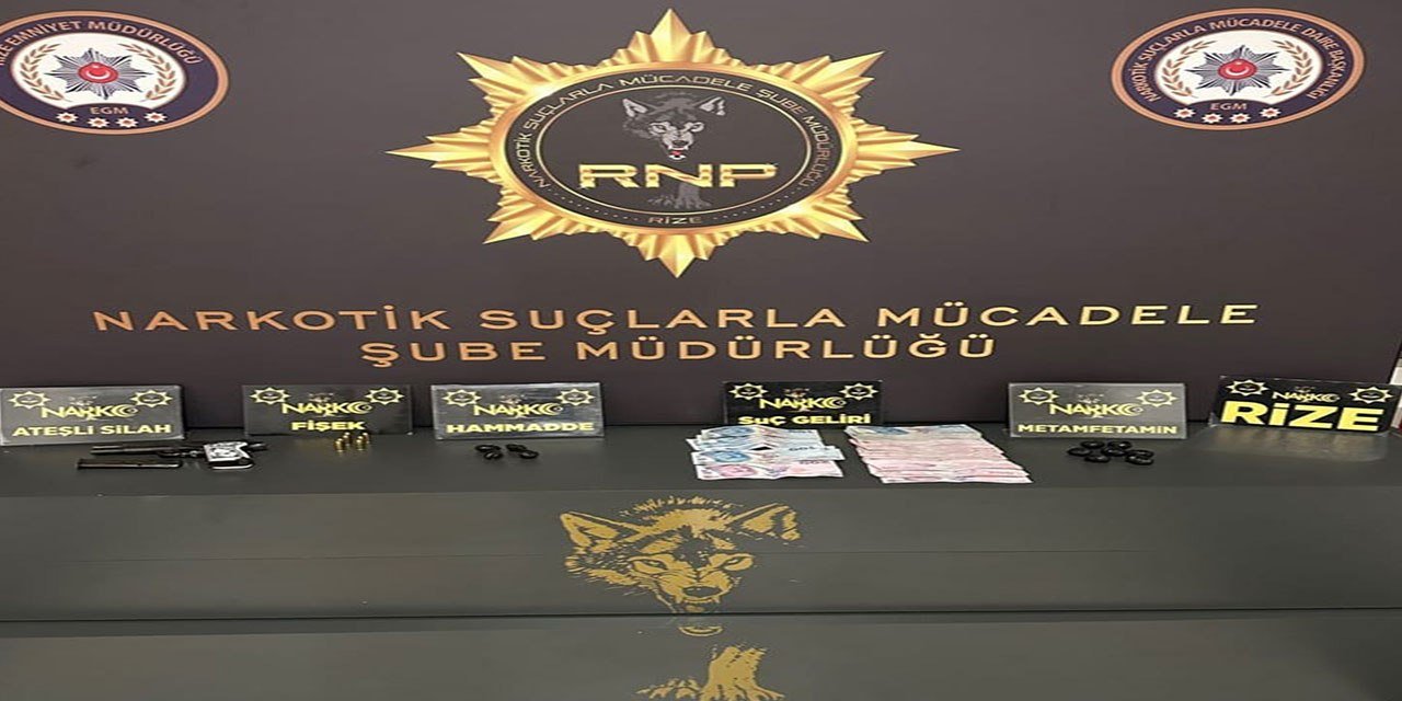 Rize’de Uyuşturucu Operasyonu: 7 Tutuklama