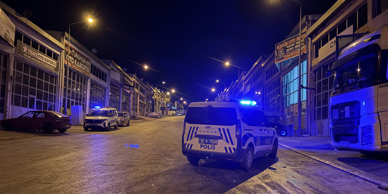 Çorum'da iş yerinde bıçaklı kavga: 2 yaralı