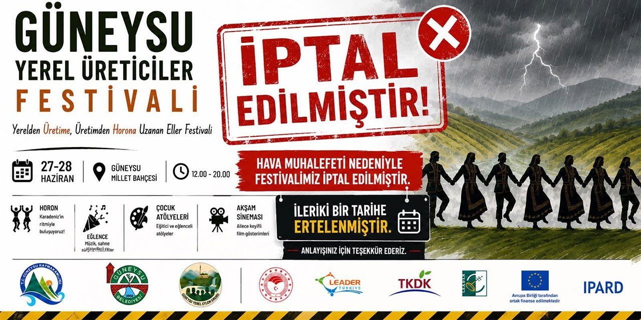 Güneysu Yerel Üreticiler Festivali Ertelendi