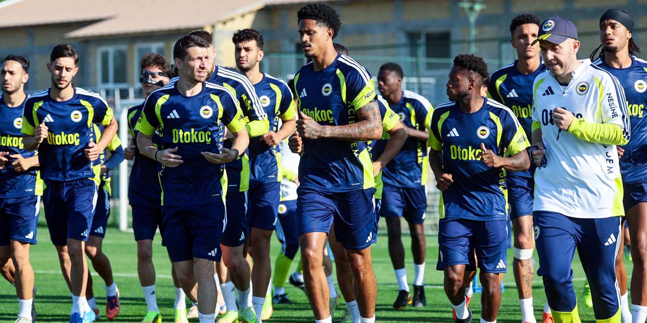 Fenerbahçe, önce salonda sonra sahada çalıştı