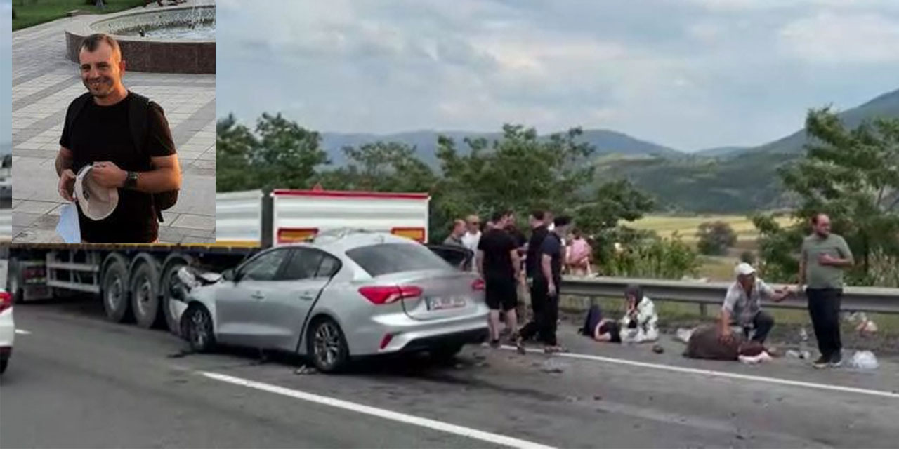 Karabük'te Feci Kaza: Rizeli Ailenin Otomobili Tıra Çarptı 1 Ölü, 8 Yaralı