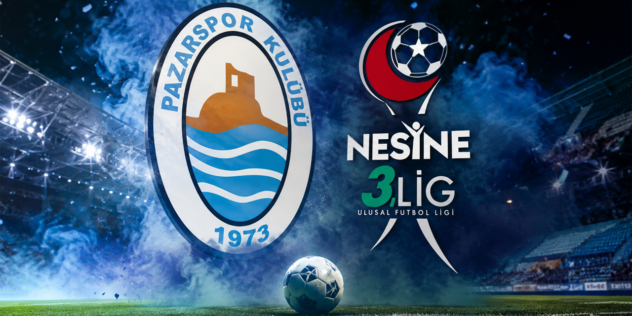 Nesine 3. Lig’de gruplar belli oldu: Pazarspor’un rakipleri netleşti