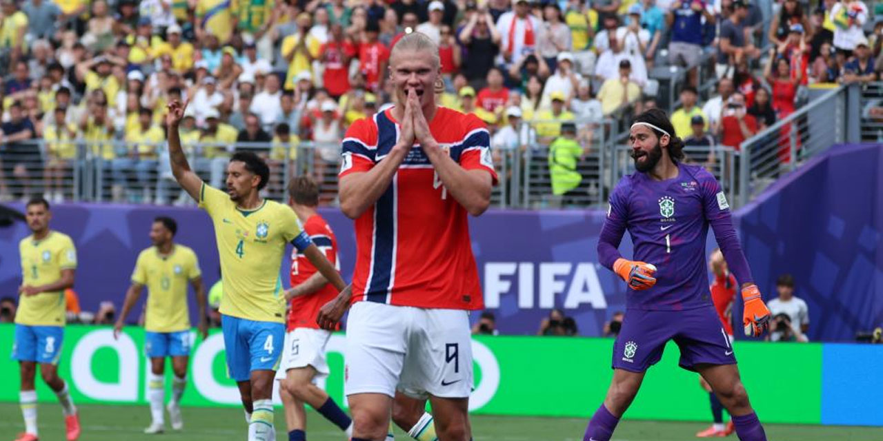 Haaland Brezilya'yı yıktı, Norveç çeyrek finalde