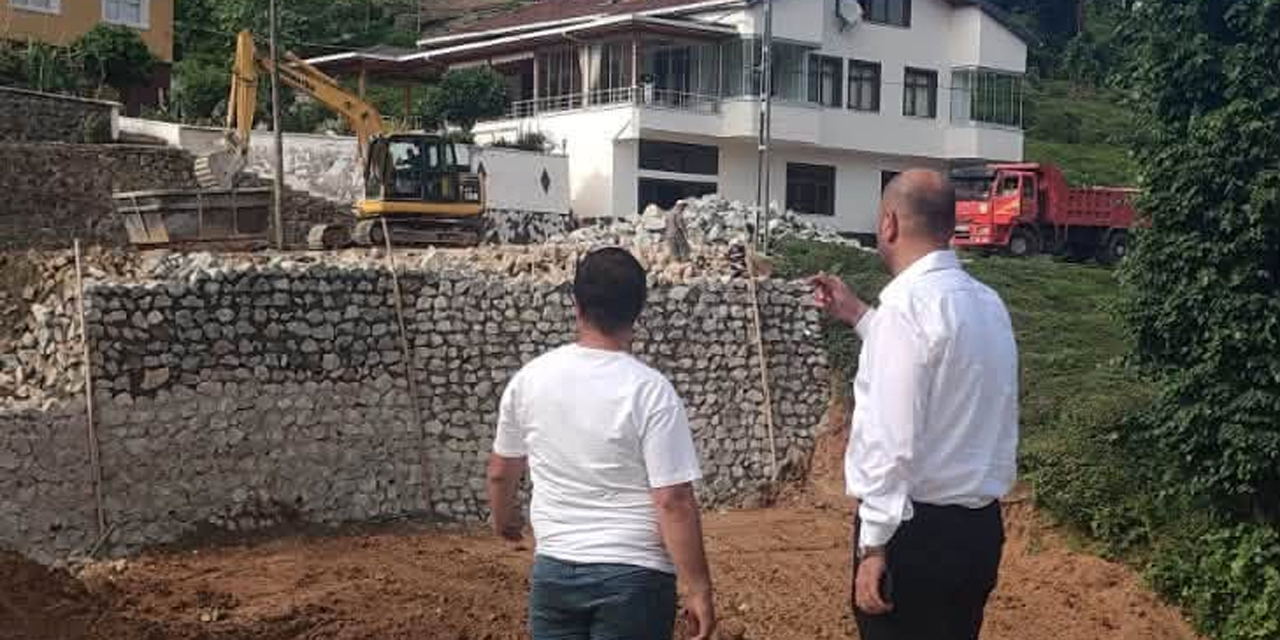 İyidere'de yollar yenileniyor, çalışmalar hız kesmiyor