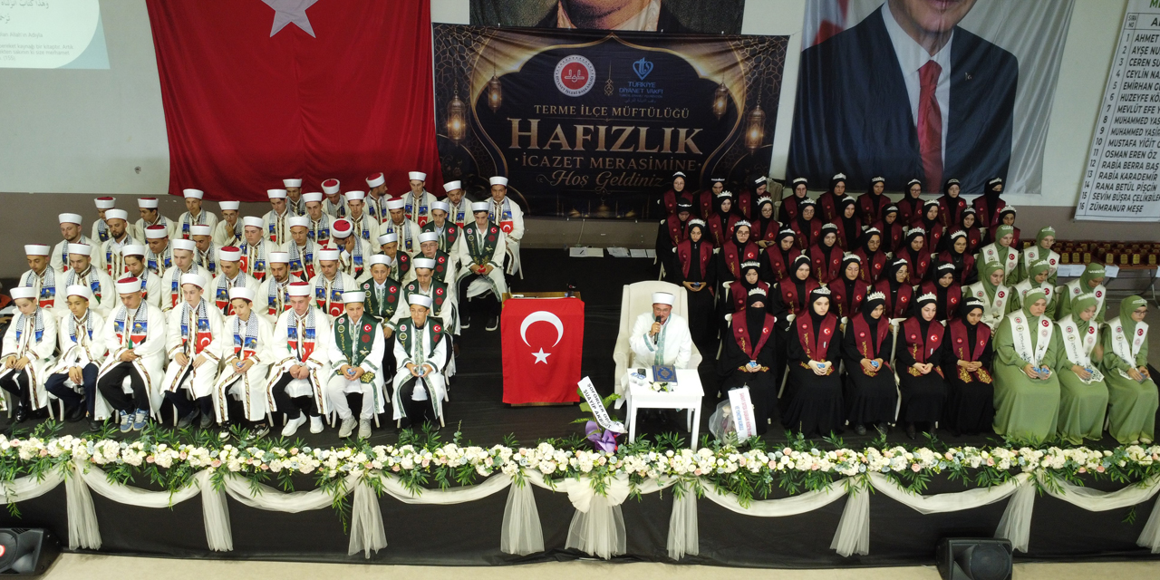Samsun'da 86 hafızın icazet heyecanı