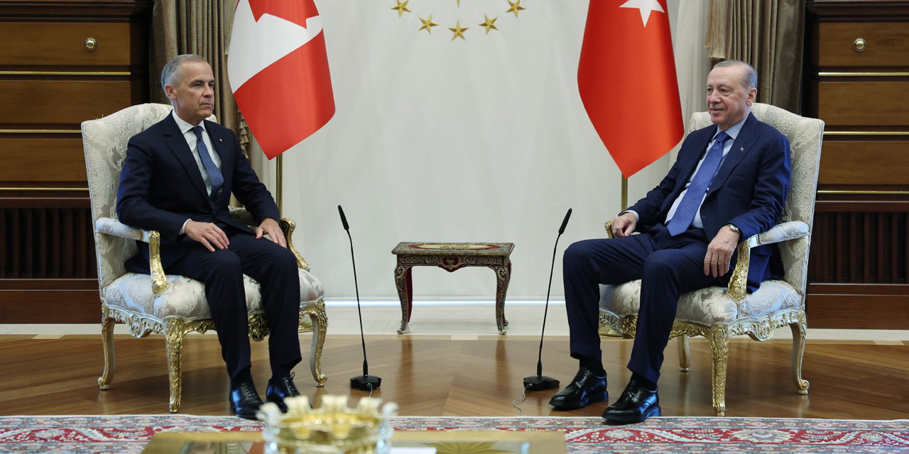 Cumhurbaşkanı Erdoğan, Kanada Başbakanı Mark Carney’i kabul etti