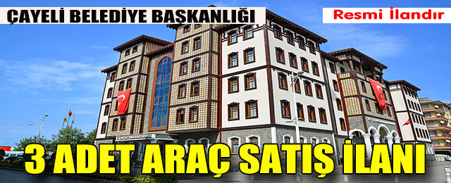 3 Adet Araç Satış İlanı