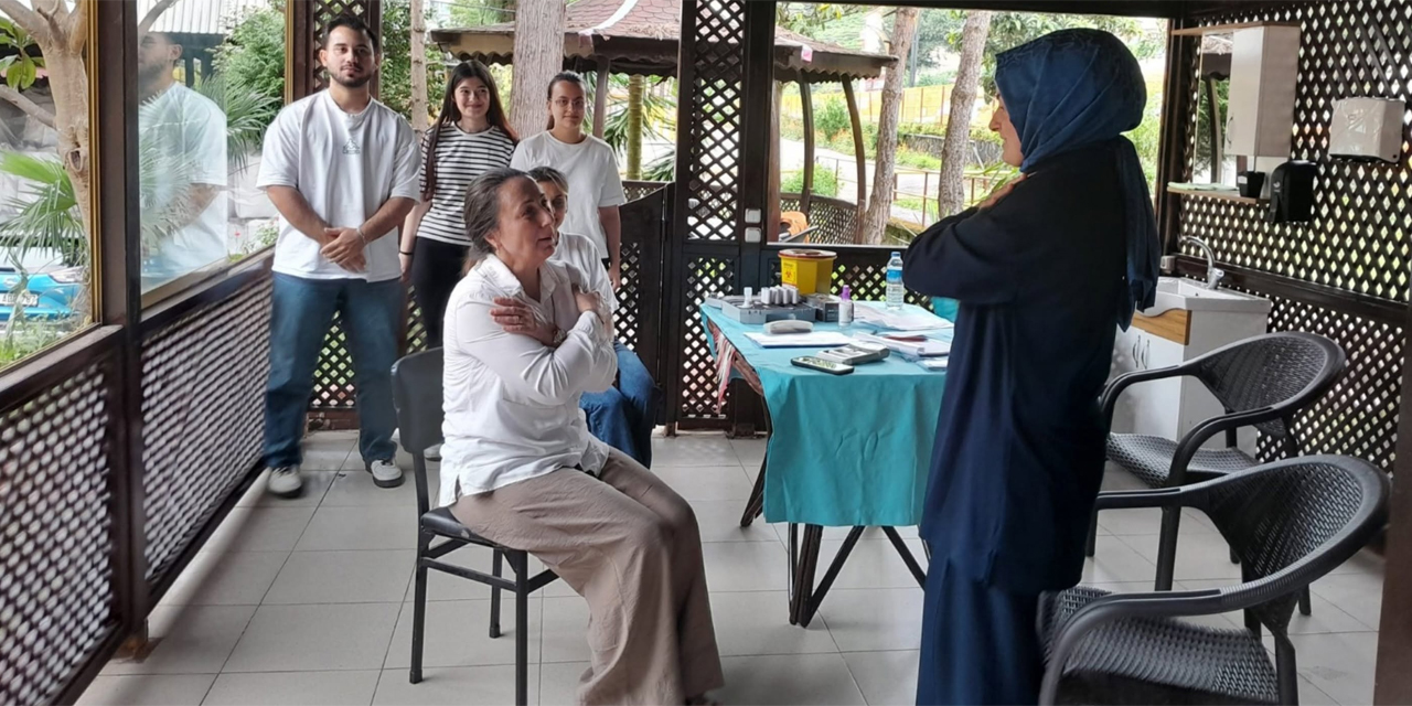 Rize'de "Hareket Yaşını Öğren, Sağlıklı Yaşa" Kampanyası devam ediyor