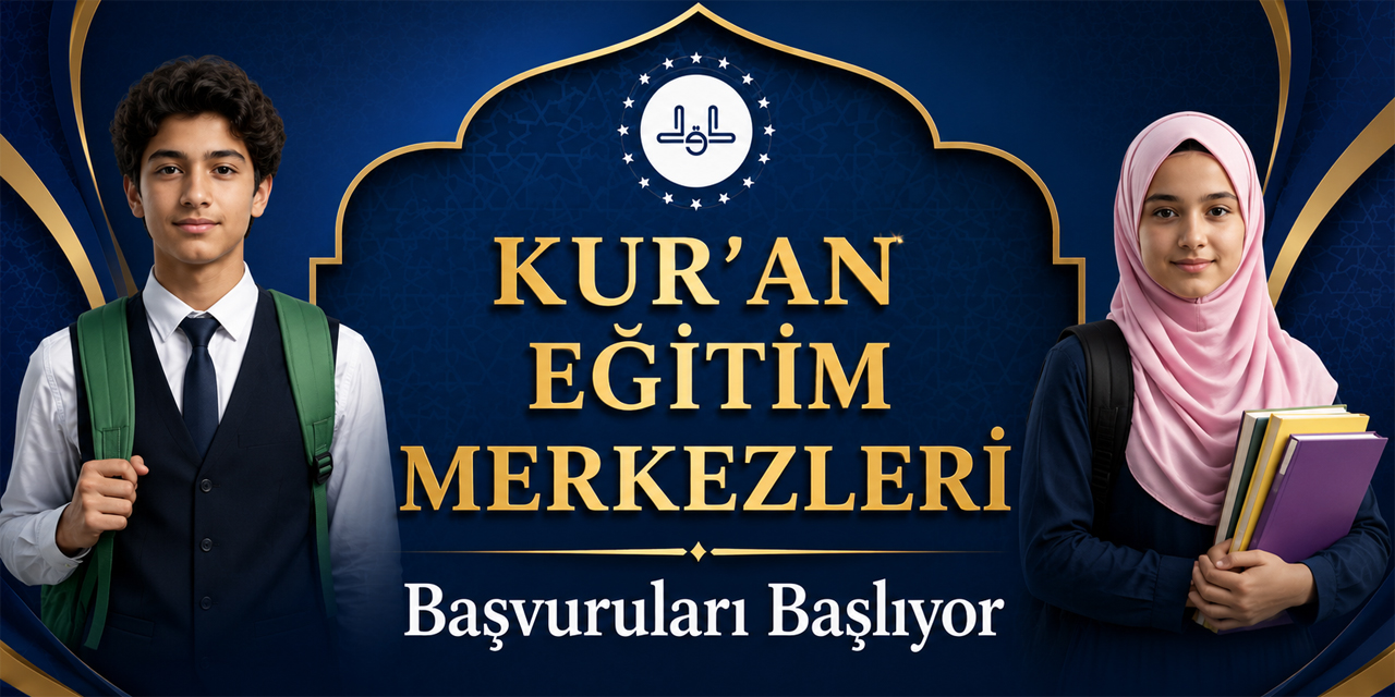 Diyanet KUREM Başvuruları açıldı! Rize dahil 11 ilde Kur'an Eğitim Merkezi fırsatı