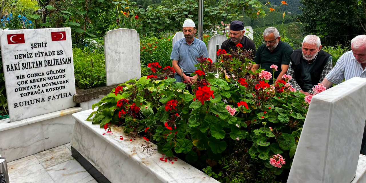 Rize'de Şehit Baki Sultan Delihasan Dualarla Anıldı