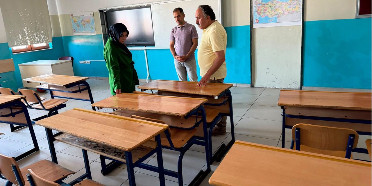 Düzce’de yeni eğitim yılı öncesi okullarda hazırlık mesaisi