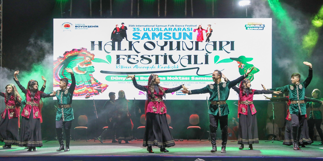 Dünyanın renkleri bir kez daha Samsun'da buluşuyor