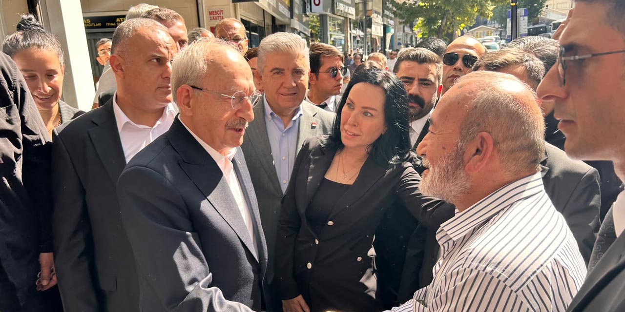 CHP Genel Başkanı Kılıçdaroğlu, Ankara'da esnafı ziyaret etti
