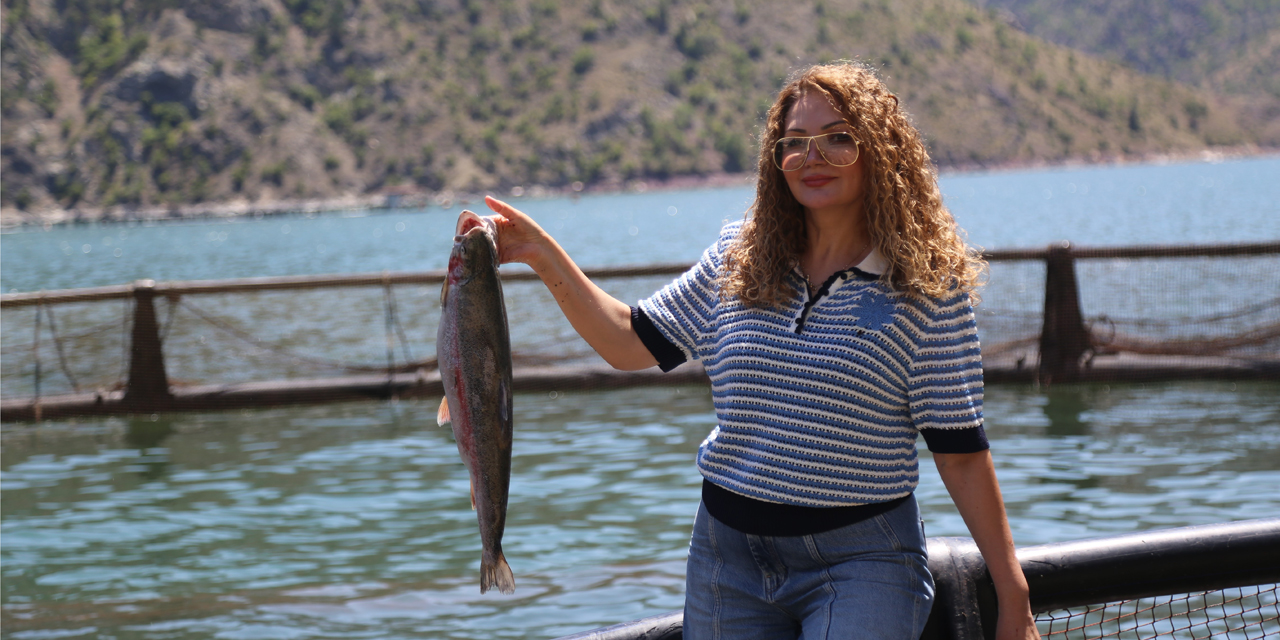 Çoruh Havzası'nda üretilen Türk somonları dünya sofralarında