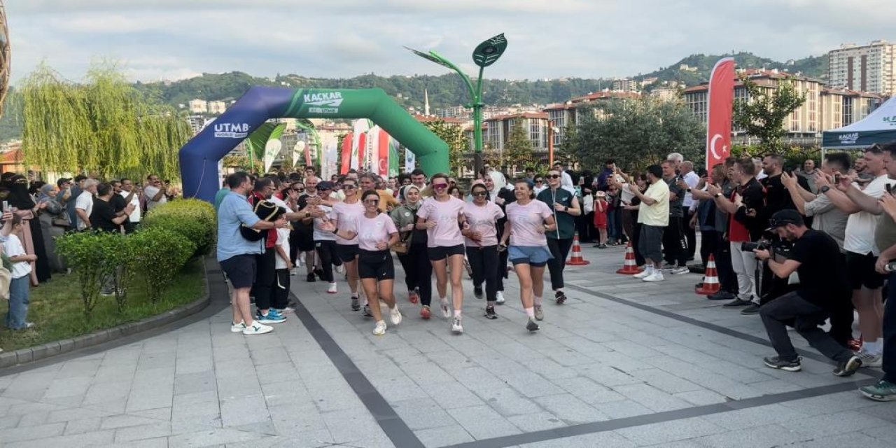 Rize’de 5 kilometrelik halk koşusu