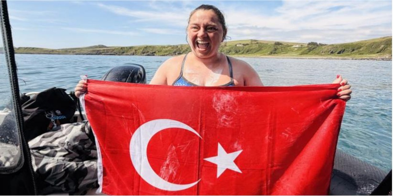 Melisa Uluarslan, Kuzey Kanalı'nı geçen 3. Türk kadın sporcu oldu