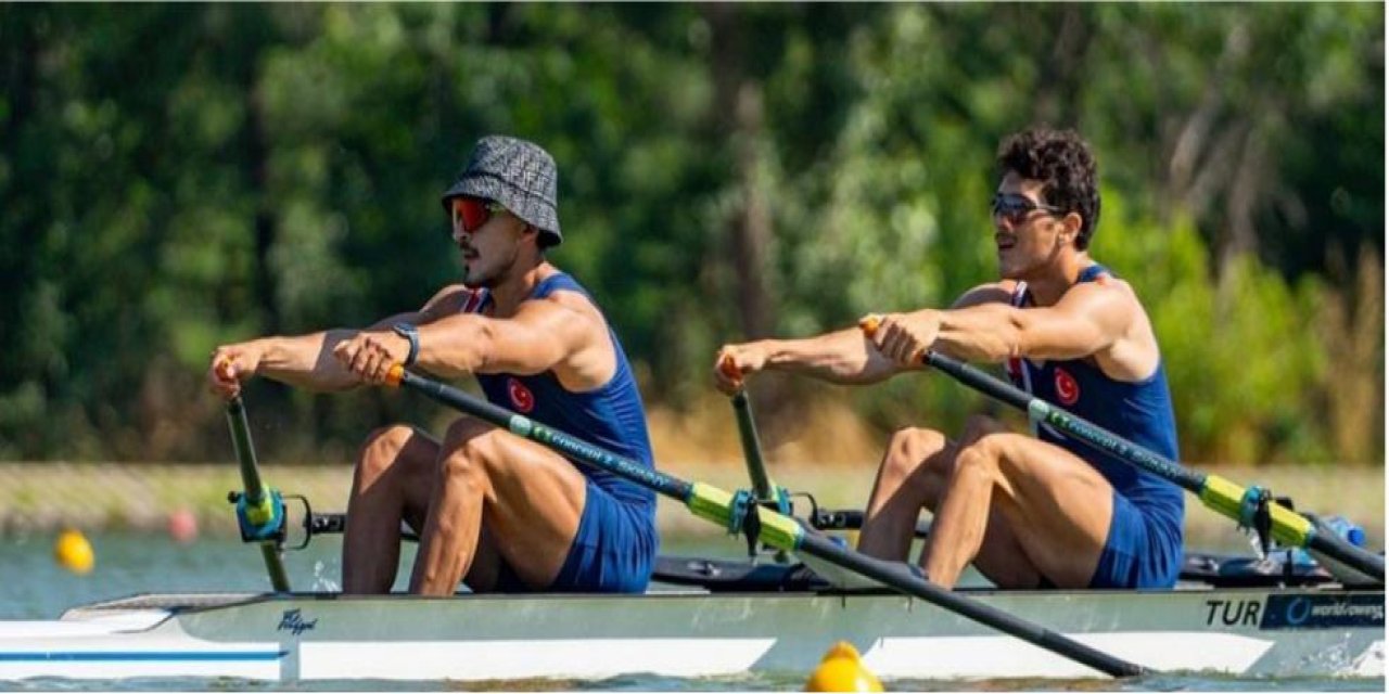 Milli kürekçiler Alper Şevket Eren ve Halil Kaan Köroğlu, U23 Dünya Şampiyonası’nda 6. oldu