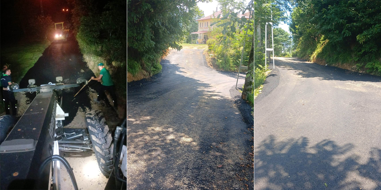 İyidere'de Doğalgaz ve Asfalt Mesaisi Tamamlandı