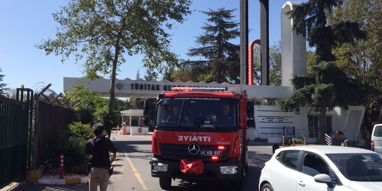Tübitak Gebze Yerleşkesi'nde Yangın