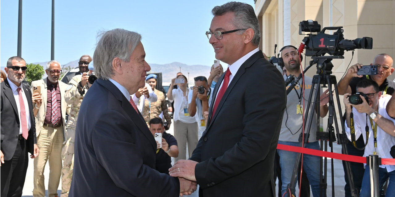 BM Genel Sekreteri Guterres, KKTC Cumhurbaşkanı Erhürman ile görüştü
