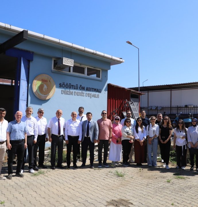 Trabzon’un atık su alt yapısını yerinde incelediler