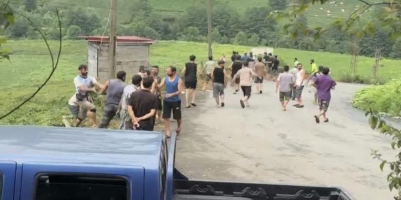 Rize’de mevsimlik çay işçileri arasında sıra kavgası