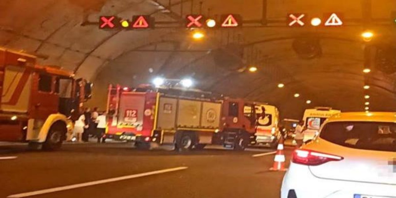 Kuzey Marmara Otoyolu'nda tünelde feci kaza: 3 ölü, 1 ağır yaralı