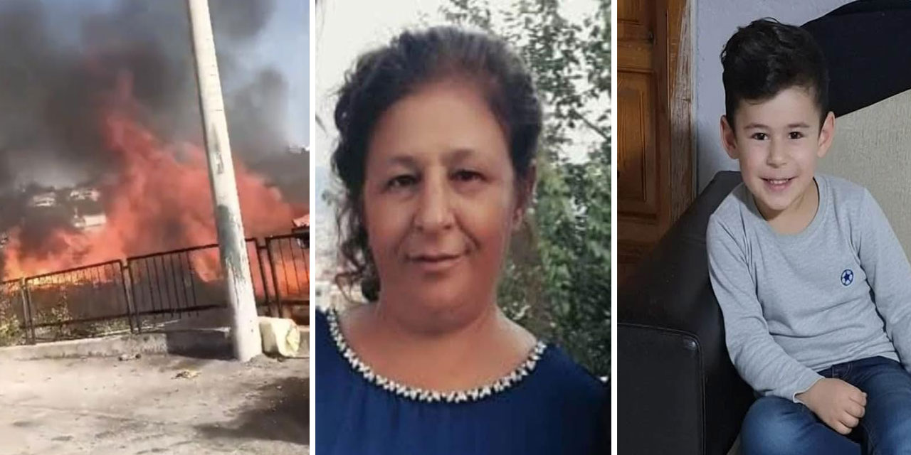 Çiğli'de acı olay: Anneanne ve torunu yangında öldüler