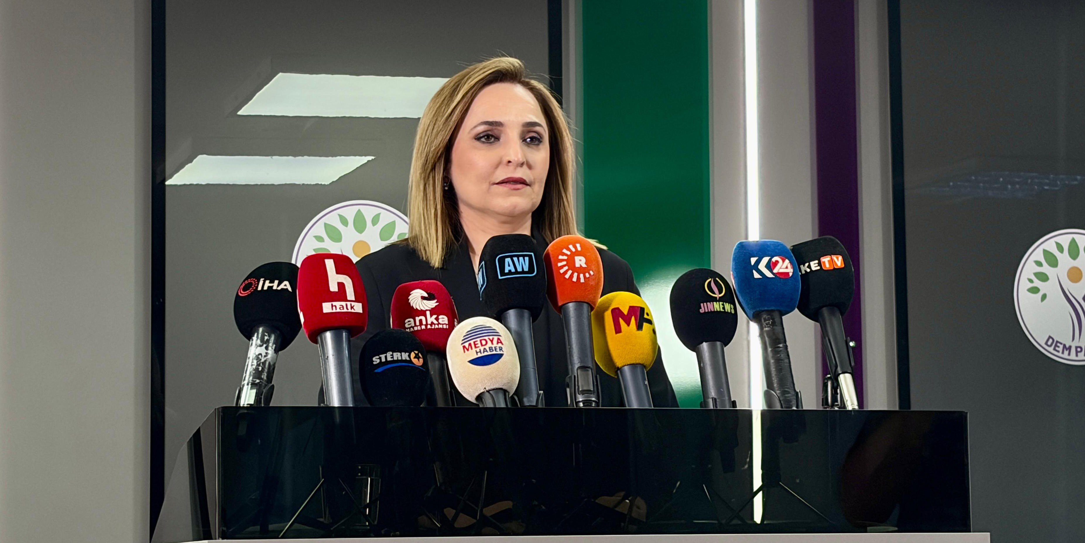DEM Parti Sözcüsü Doğan: "Türkiye'nin demokratikleşmesine yönelik çok ciddi bir yol açıldı"