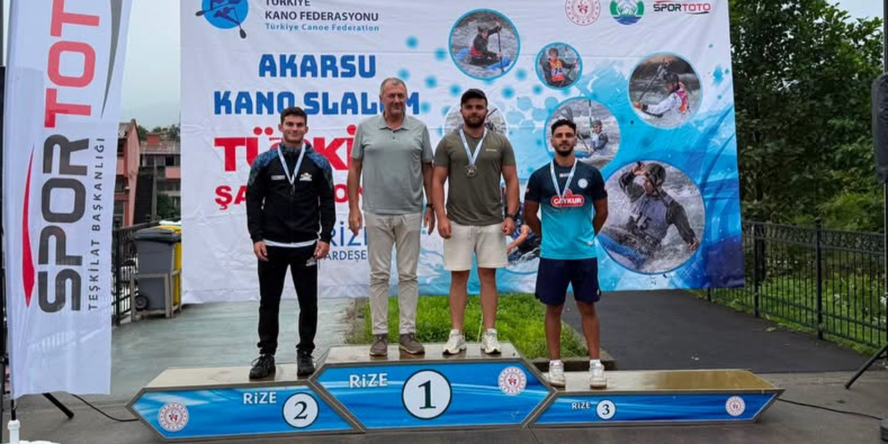 Rize'de Kano Heyecanı: Akarsu Slalom Türkiye Şampiyonası Sona Erdi