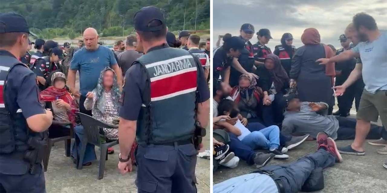 Rize'de Balıkçı köylülerinin kafes balıkçılığı tepkisi
