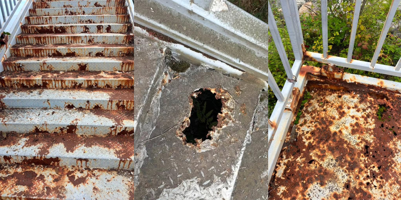 Ardeşen'deki Paslı Üst Geçit İçin Acil Bakım ve Onarım Çağrısı
