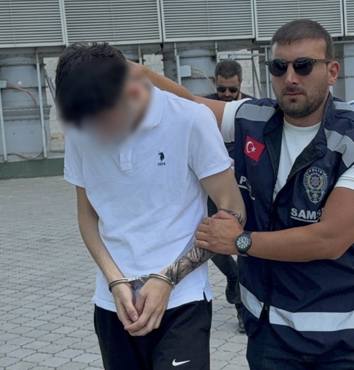 Samsun'da silahlı yaralama zanlısı tutuklandı
