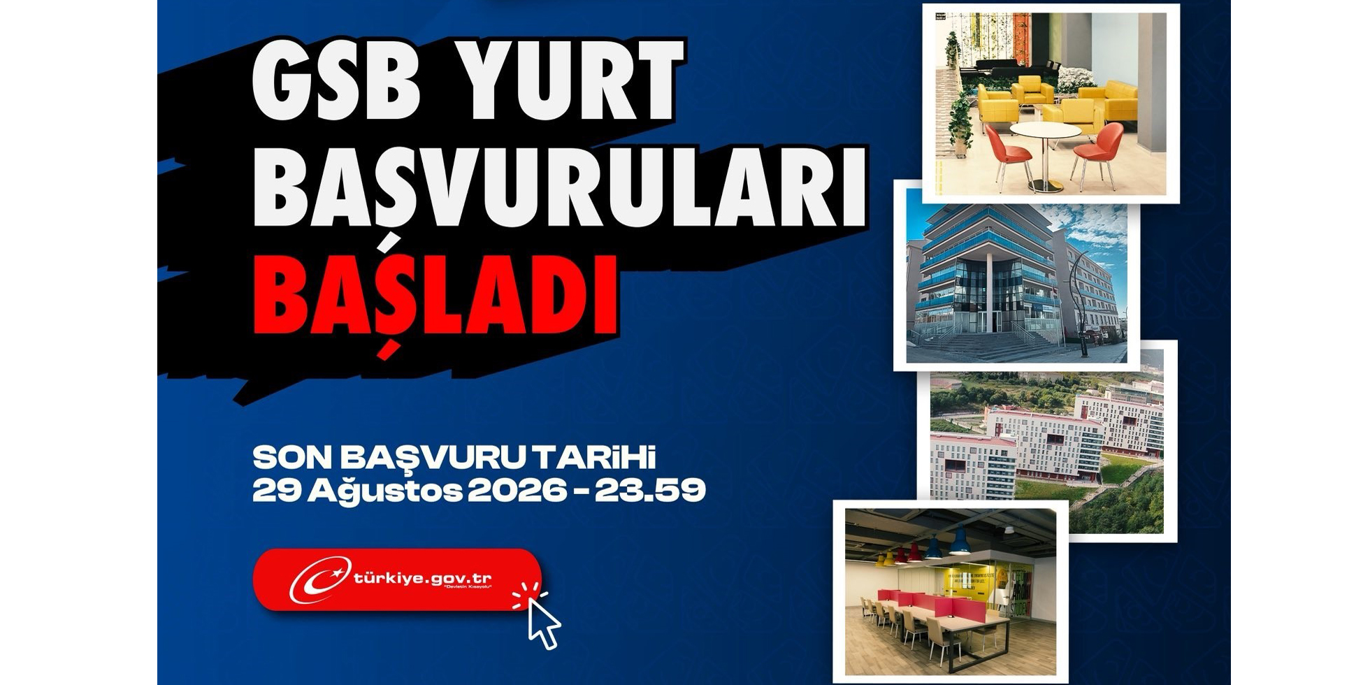 Bakan Bak GSB yurt başvurularının başladığını duyurdu
