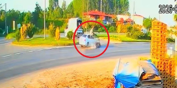 Bisikletli genç kızın öldüğü kaza kamerada