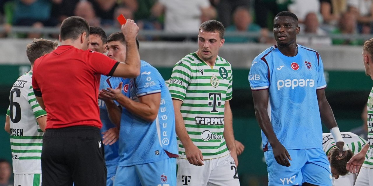 Trabzonspor, Macaristan'da farklı yenildi! Avrupa'da yoluna Konferans Ligi'nde devam edecek