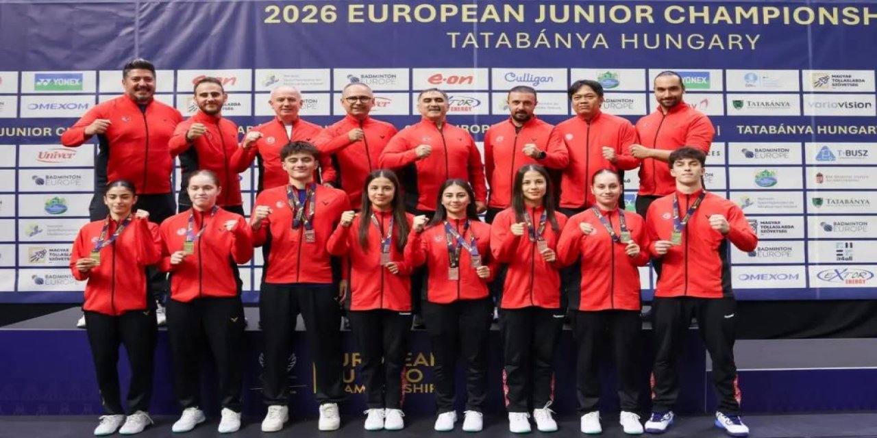 Türkiye, Avrupa Gençler Badminton Şampiyonası'nda 2 altın, 2 bronz madalya kazandı