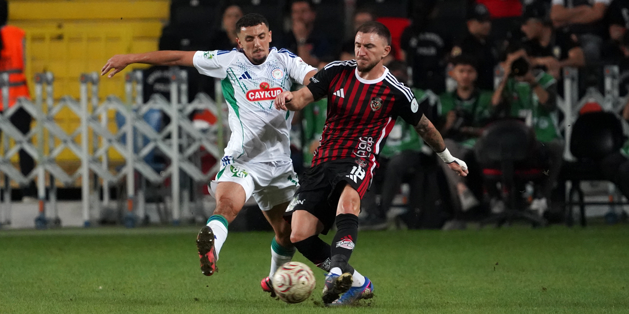 Çaykur Rizespor Gaziantep'ten 3 puanla dönüyor
