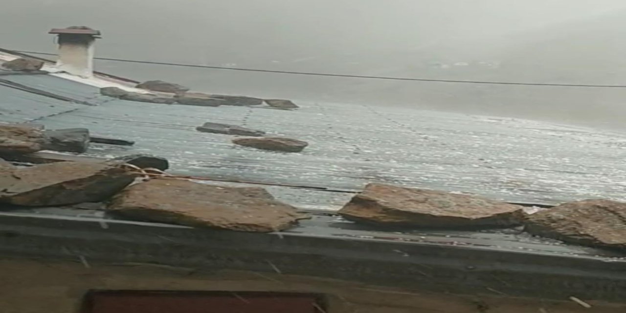 Anzer Yaylası'nda dolu sürprizi