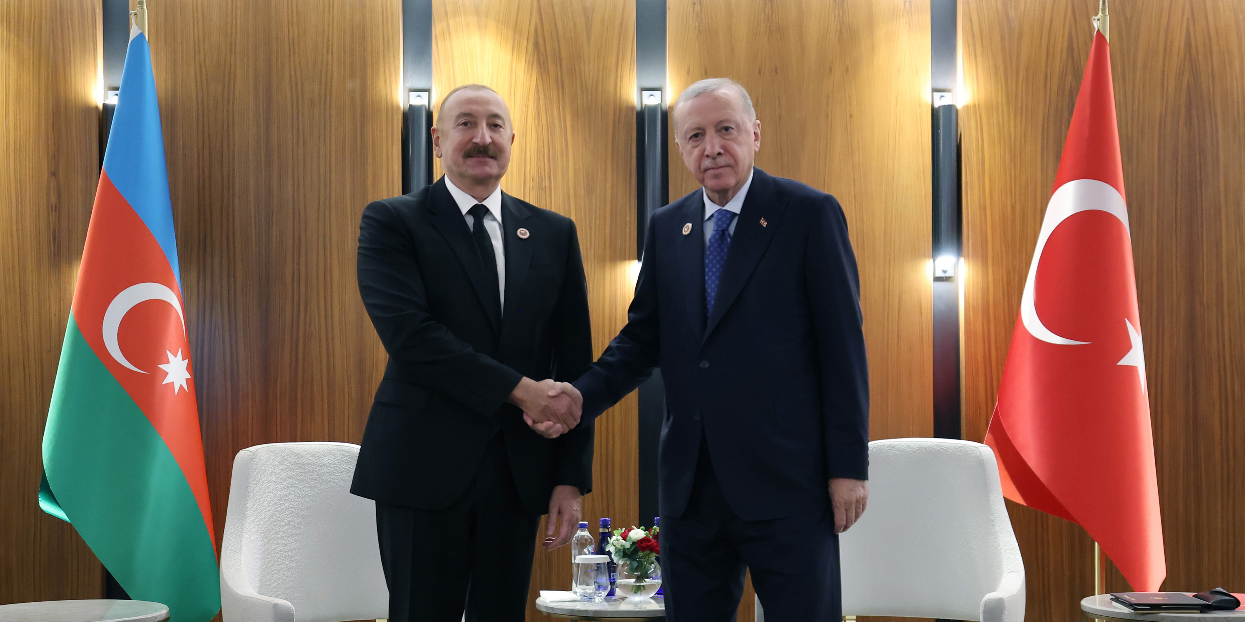 Cumhurbaşkanı Erdoğan, Aliyev ile görüştü