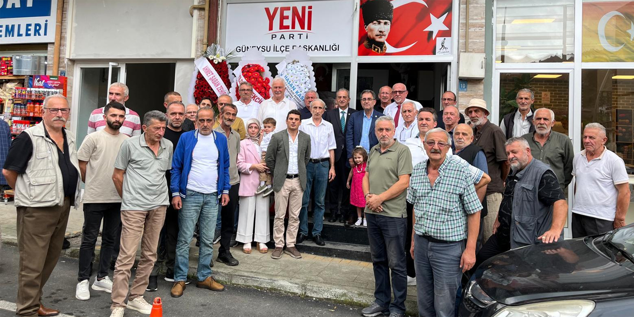 Yeni Parti Güneysu İlçe Başkanlığı Açıldı