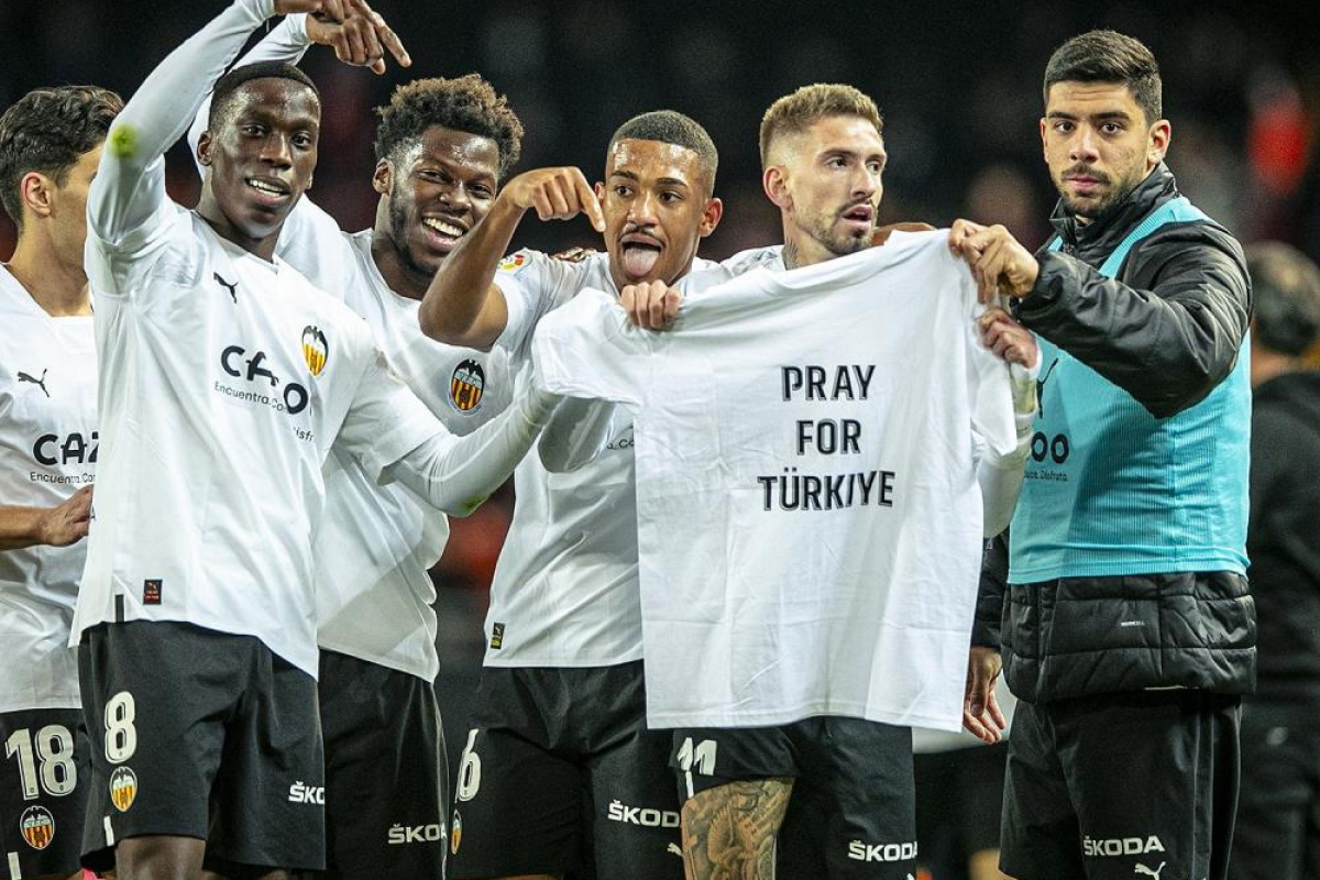 Valencia: 'Türkiye için dua et'