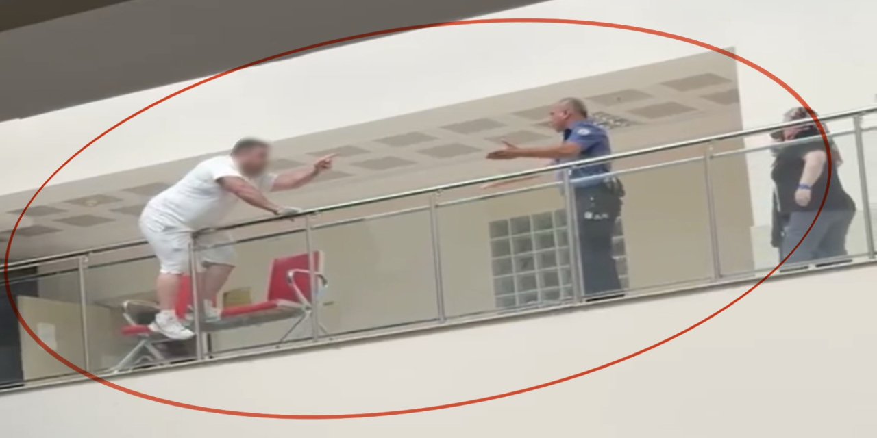 Adliyedeki intiharı güvenlik amiri engelledi