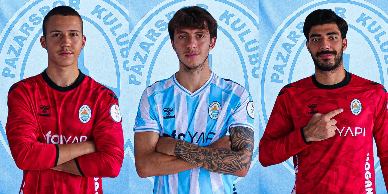 Pazarspor'da 3 Yeni İsim Geldi, 3 İsimle Yola Devam