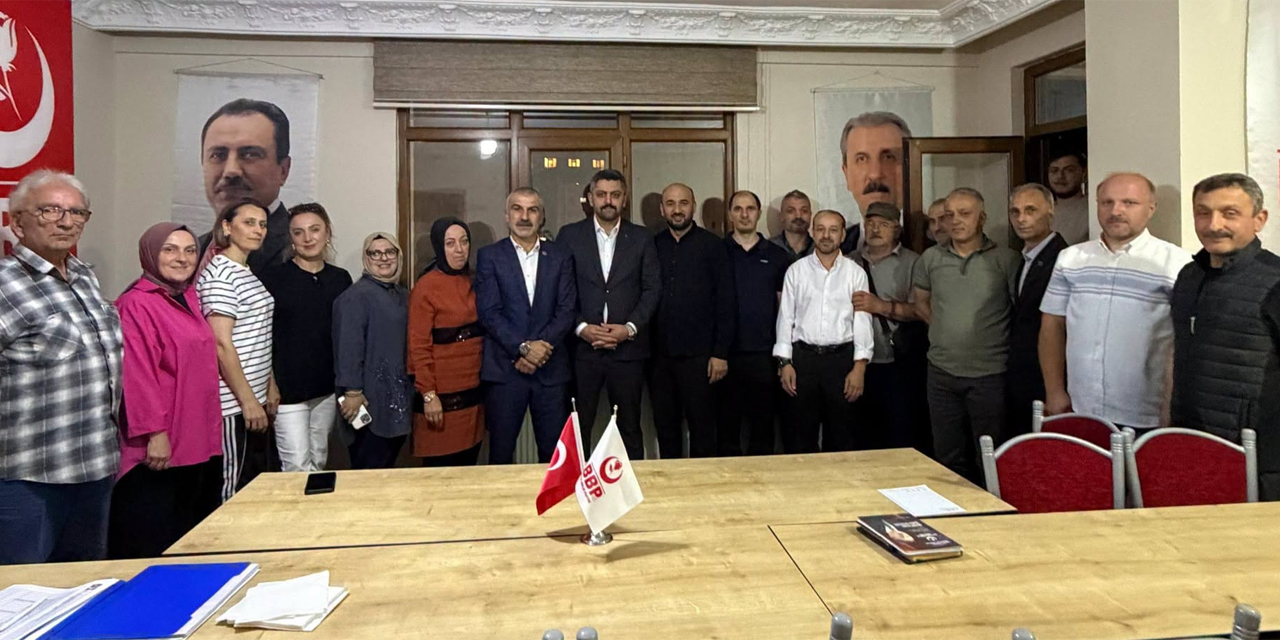 BBP Rize İl Teşkilatındaki Toplantıya MKYK Üyesi Muharrem Danışmaz Katıldı