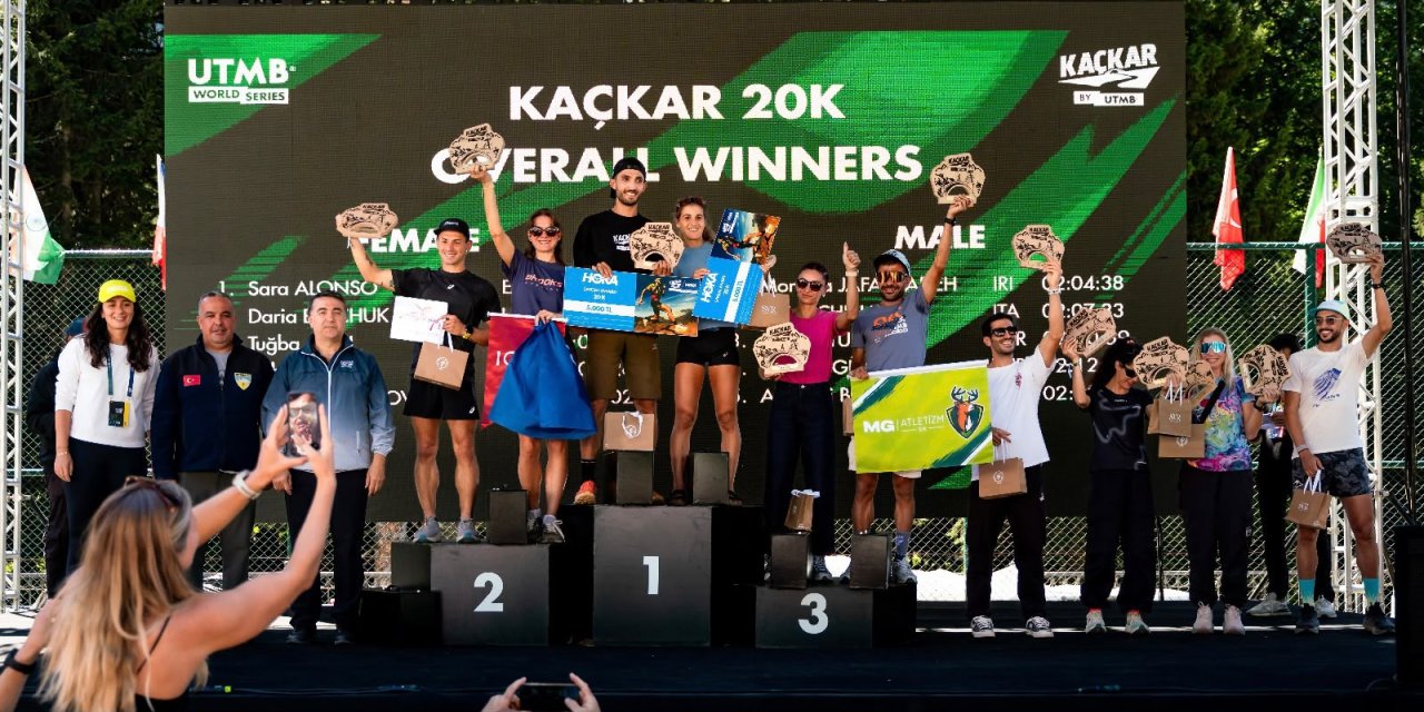 Kaçkar BY UTMB'de dereceye giren sporcular ödüllendirildi