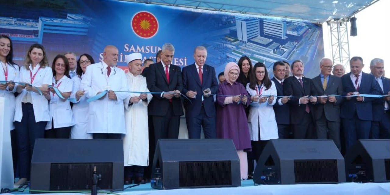 Cumhurbaşkanı Erdoğan, Samsun Şehir Hastanesi resmi açılış törenine katıldı