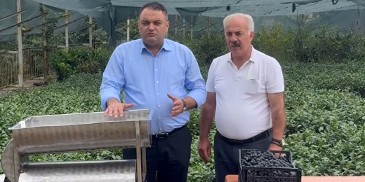 Rize Ziraat Odası’ndan Üzüm Sıkma Makinesi Üreticilerin Hizmetine Sunuldu