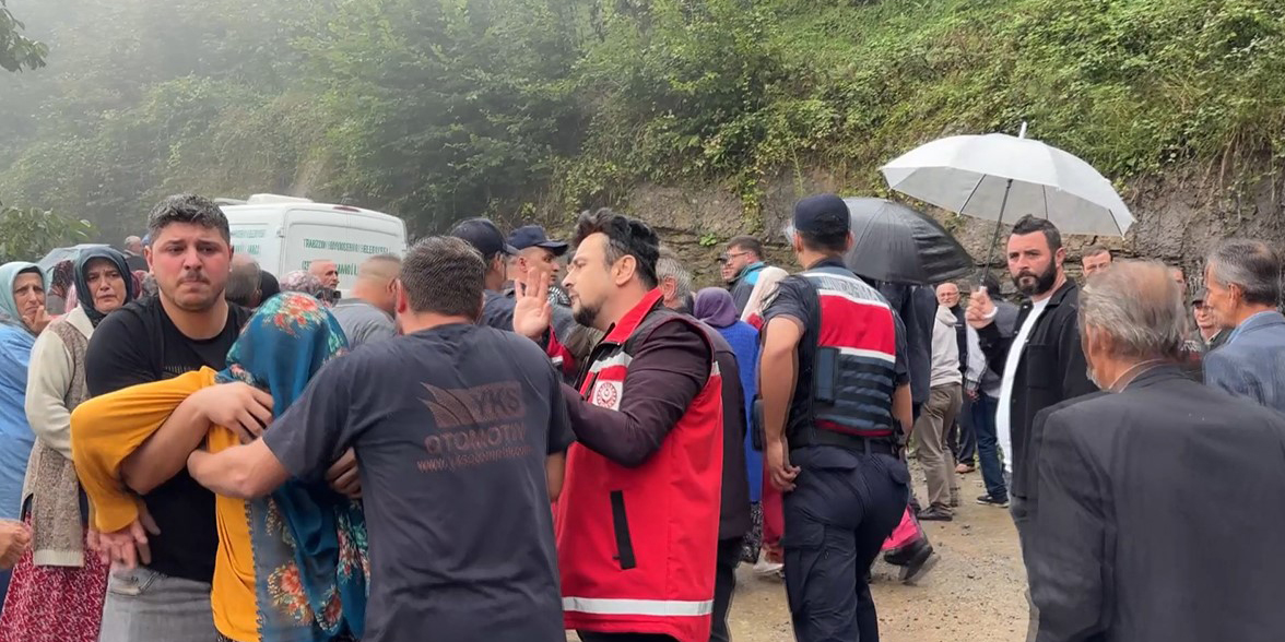 Trabzon'da toprak kayması: 1 ölü
