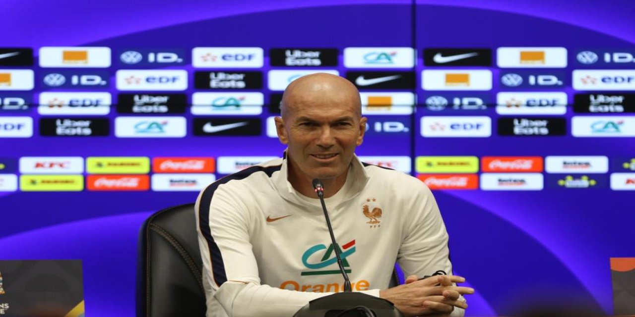 Zinedine Zidane: "Zidane oyunu diye bir şey yok. Yarın herkes Fransa takımını görecek"